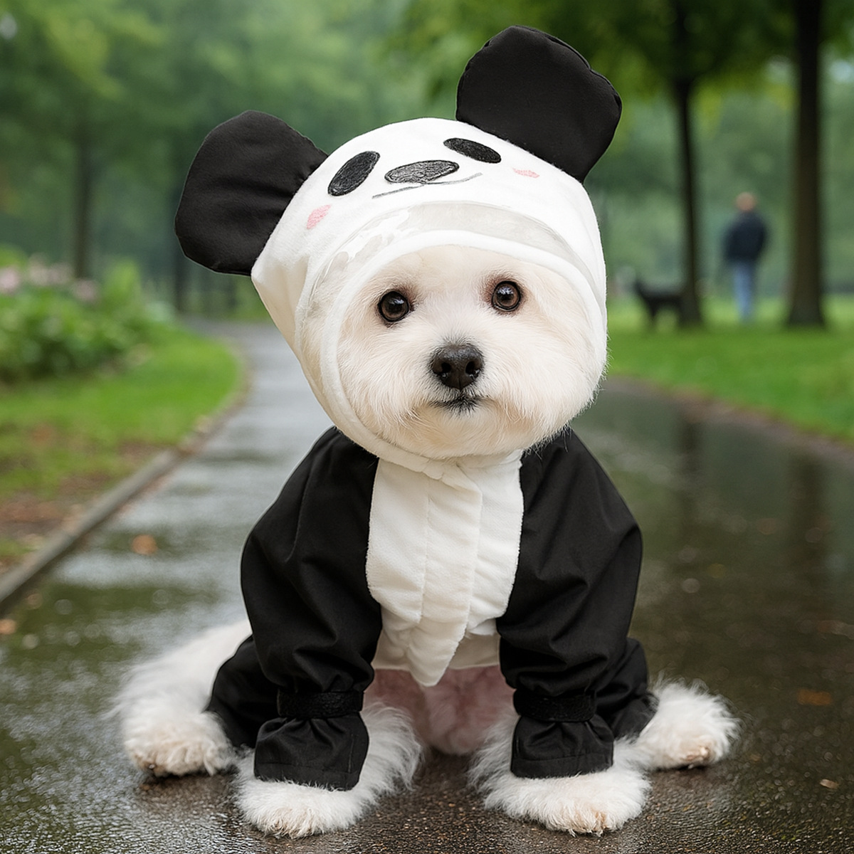 Pet Supplies York - Panda halloween cosplay traje à prova