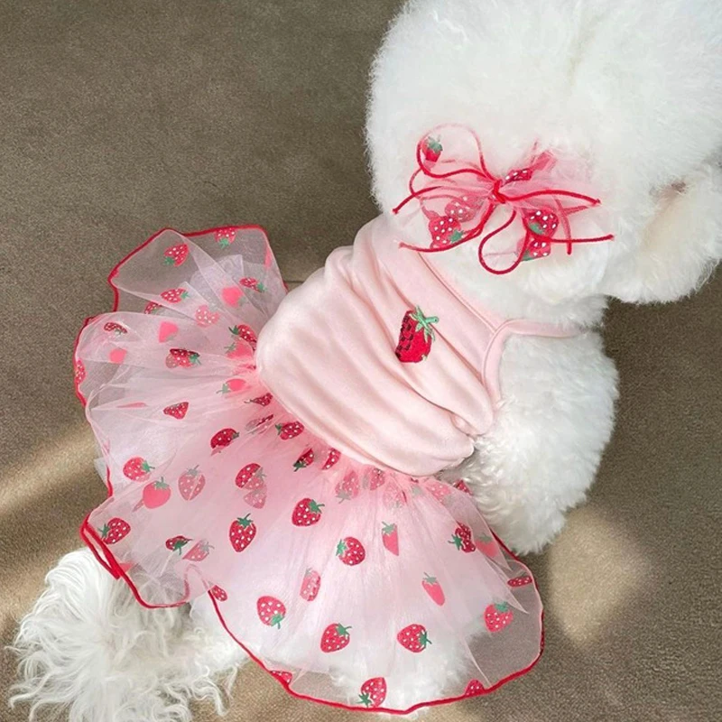 Pet Supplies York - Vestido Fofo para Cães Pequenos, Saia
