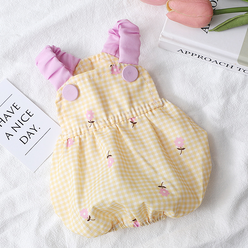 Pet Supplies York - Vestido Amarelo para Cães Pequenos, Saia