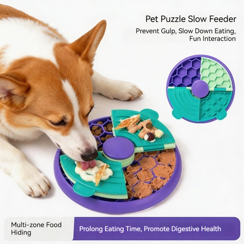 Pet Zone Supplies - Brinquedo Interativo para Cães: Quebra-Cabeça Lento