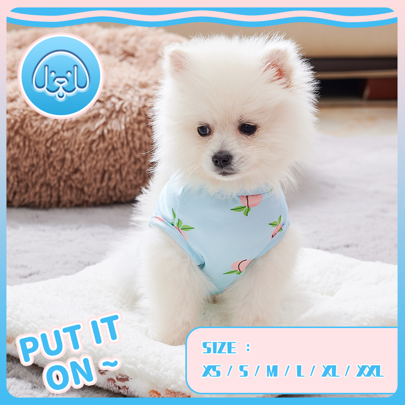Pink Peach Pattern Vest para P - Pet Supplies York avaliação e preço