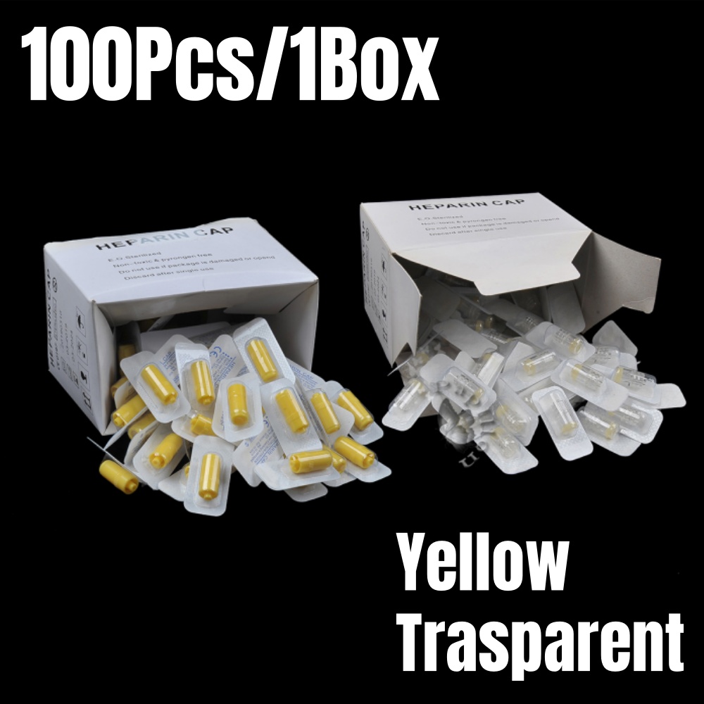 100 pçs/caixa heparin boné iv  - Pet Supplies App avaliação e preço