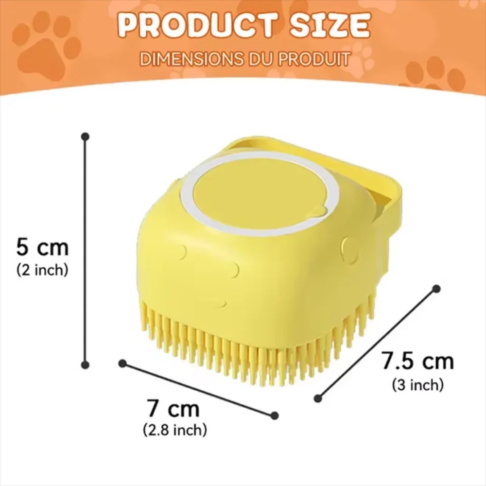 Escova de Massagem de Silicone - Pet Supplies App avaliação e preço