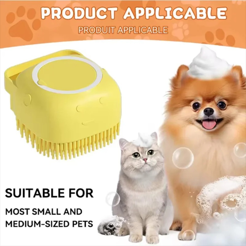 Escova de Massagem de Silicone - Pet Supplies App avaliação e preço