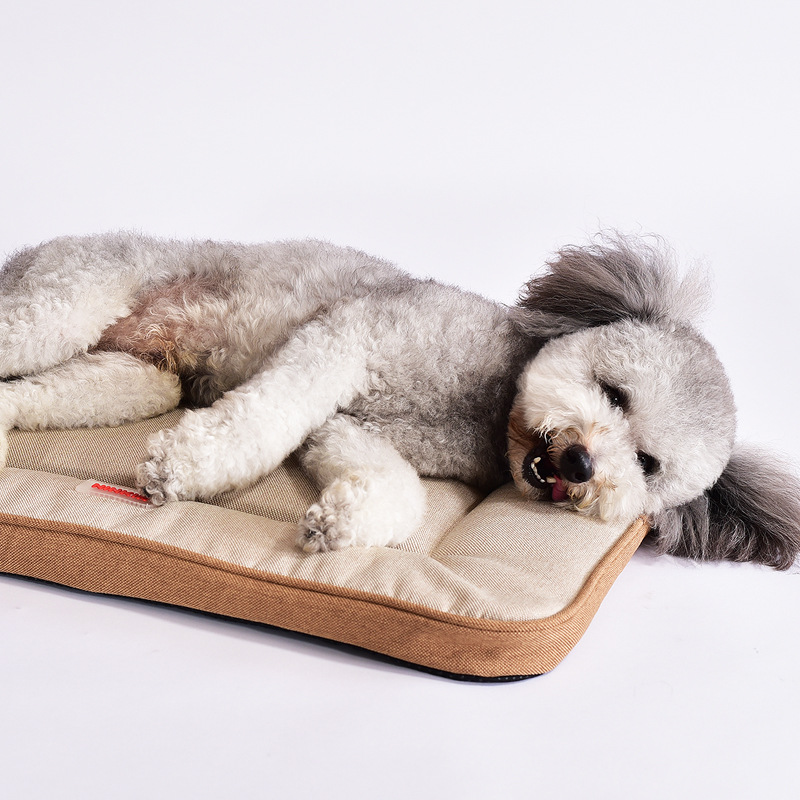 Tapete de algodão quatro estaç - Calming Dog Bed avaliação e preço