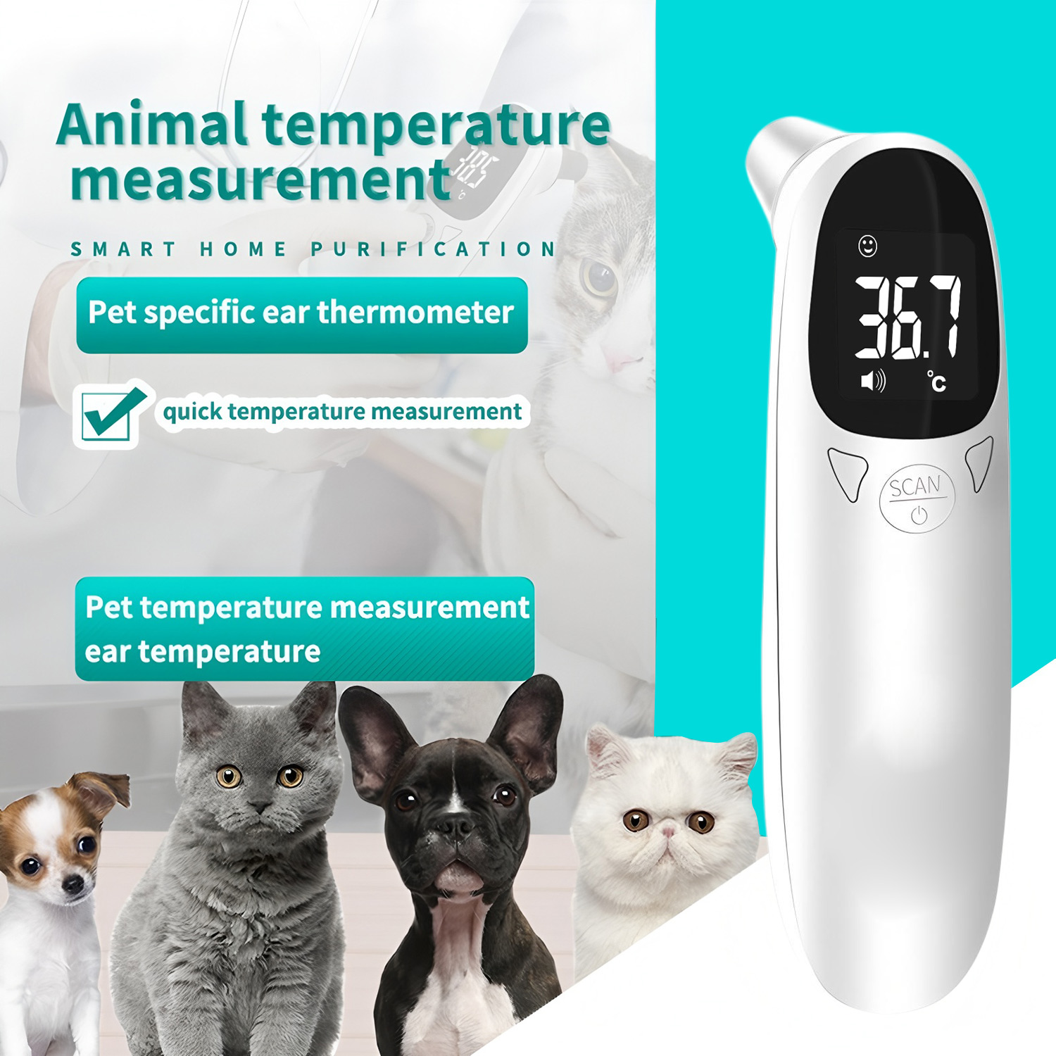 Termômetro Digital para Orelha - Pet Supplies App avaliação e preço