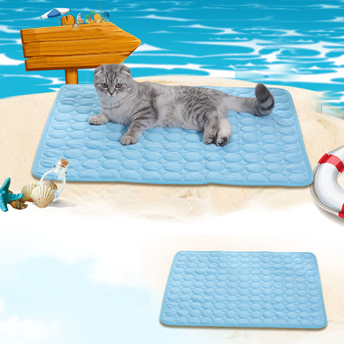 Tapetes de Gelo para Animais d - Calming Dog Bed avaliação e preço