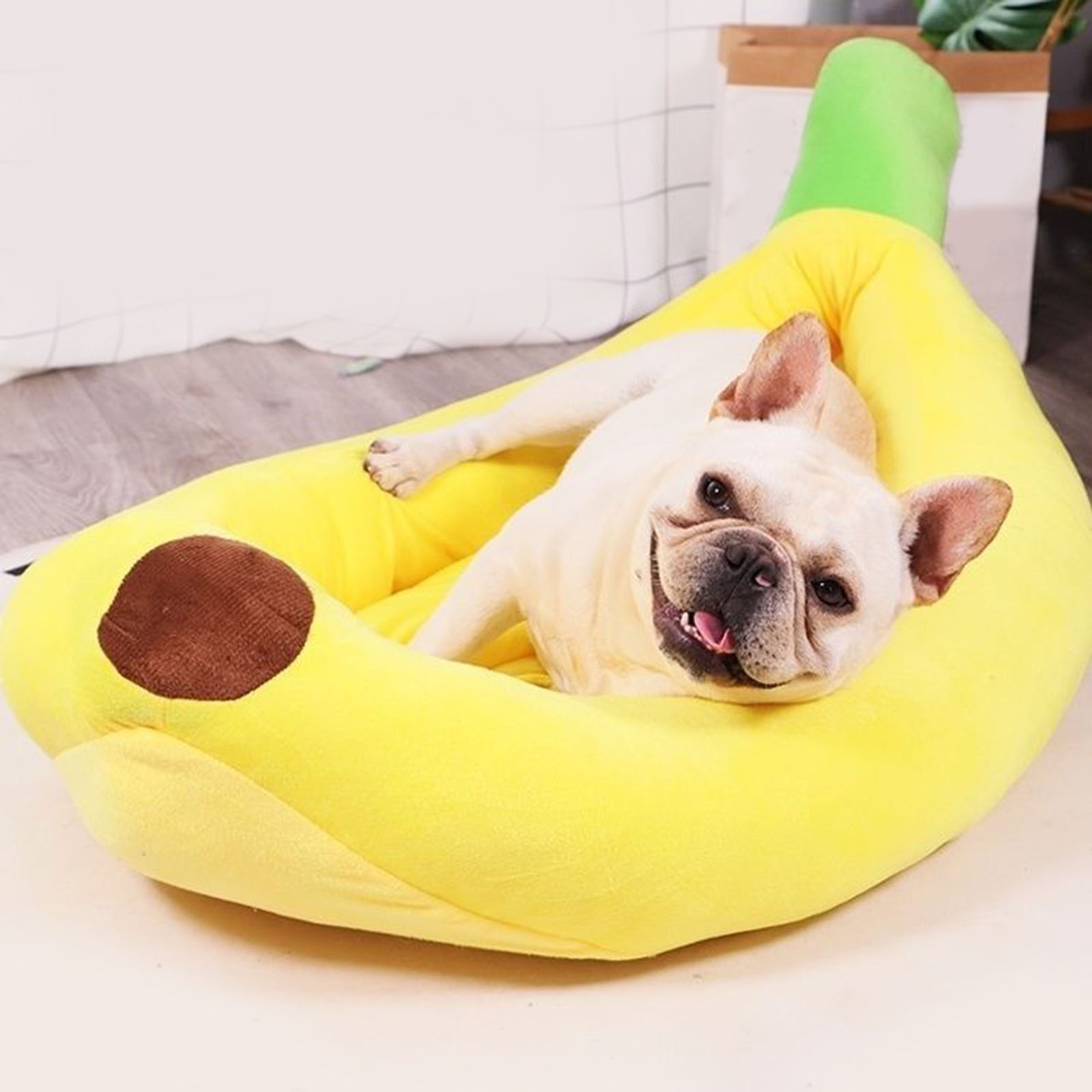 Respirável Banana Shaped Dog B - Calming Dog Bed avaliação e preço