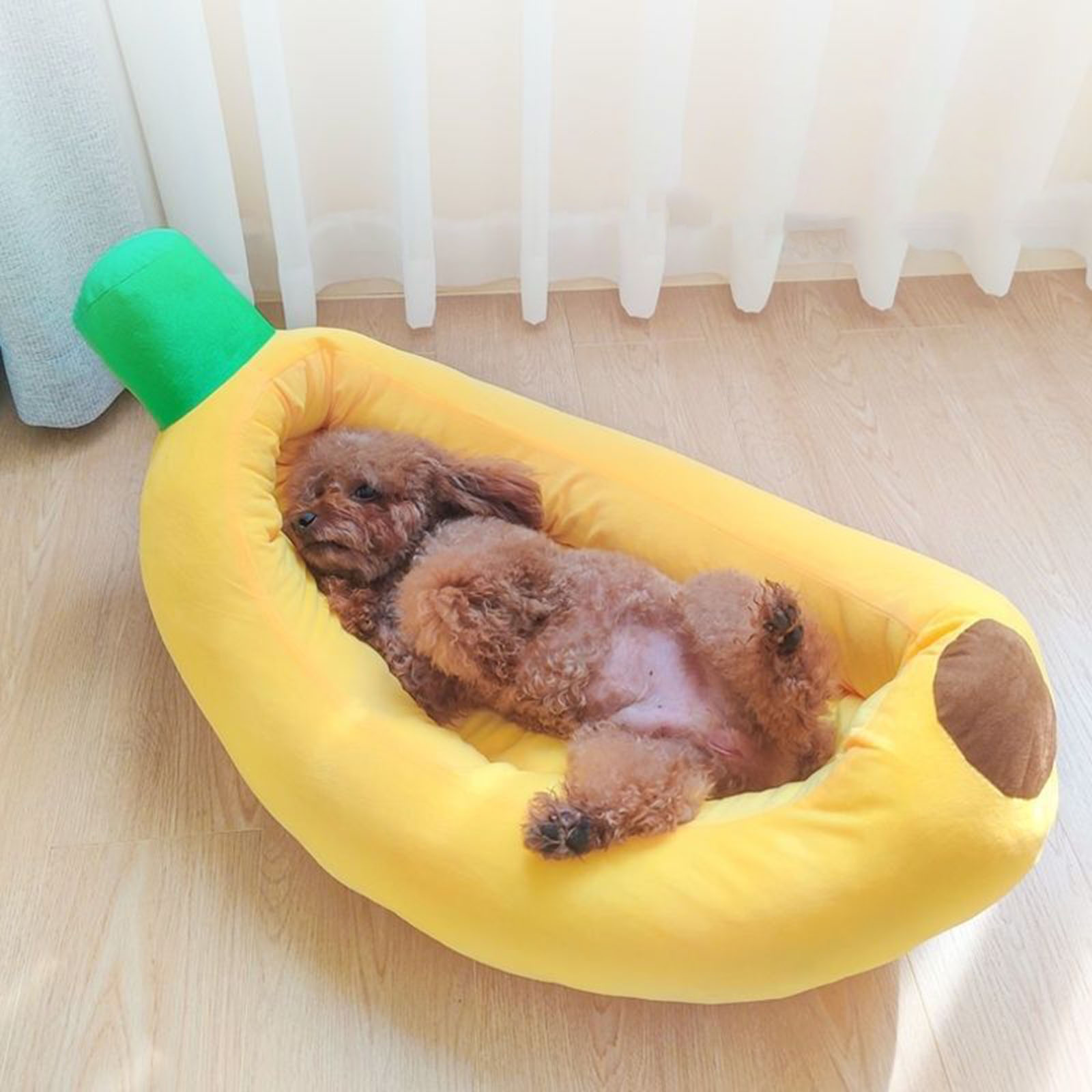 Respirável Banana Shaped Dog B - Calming Dog Bed avaliação e preço