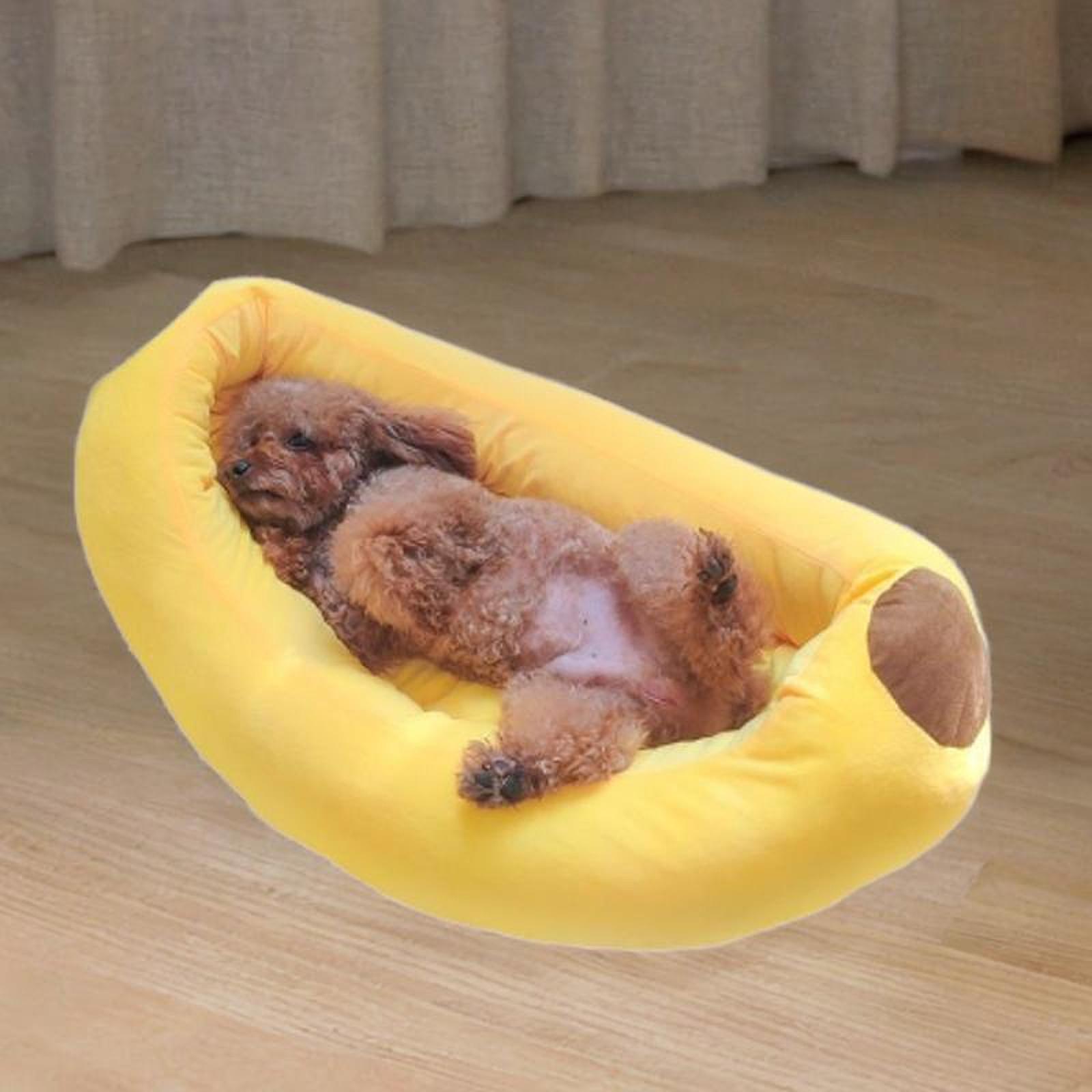 Respirável Banana Shaped Dog B - Calming Dog Bed avaliação e preço